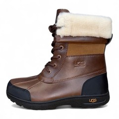 Kids Ugg BUTTE II Leather Waterproof Sheepskin Lined Winter Boots , Worchester