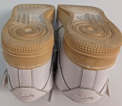 Nike Air Force 1 High Tops Sz Y 4.5 White Two Tone Comfort Durable Preowned
