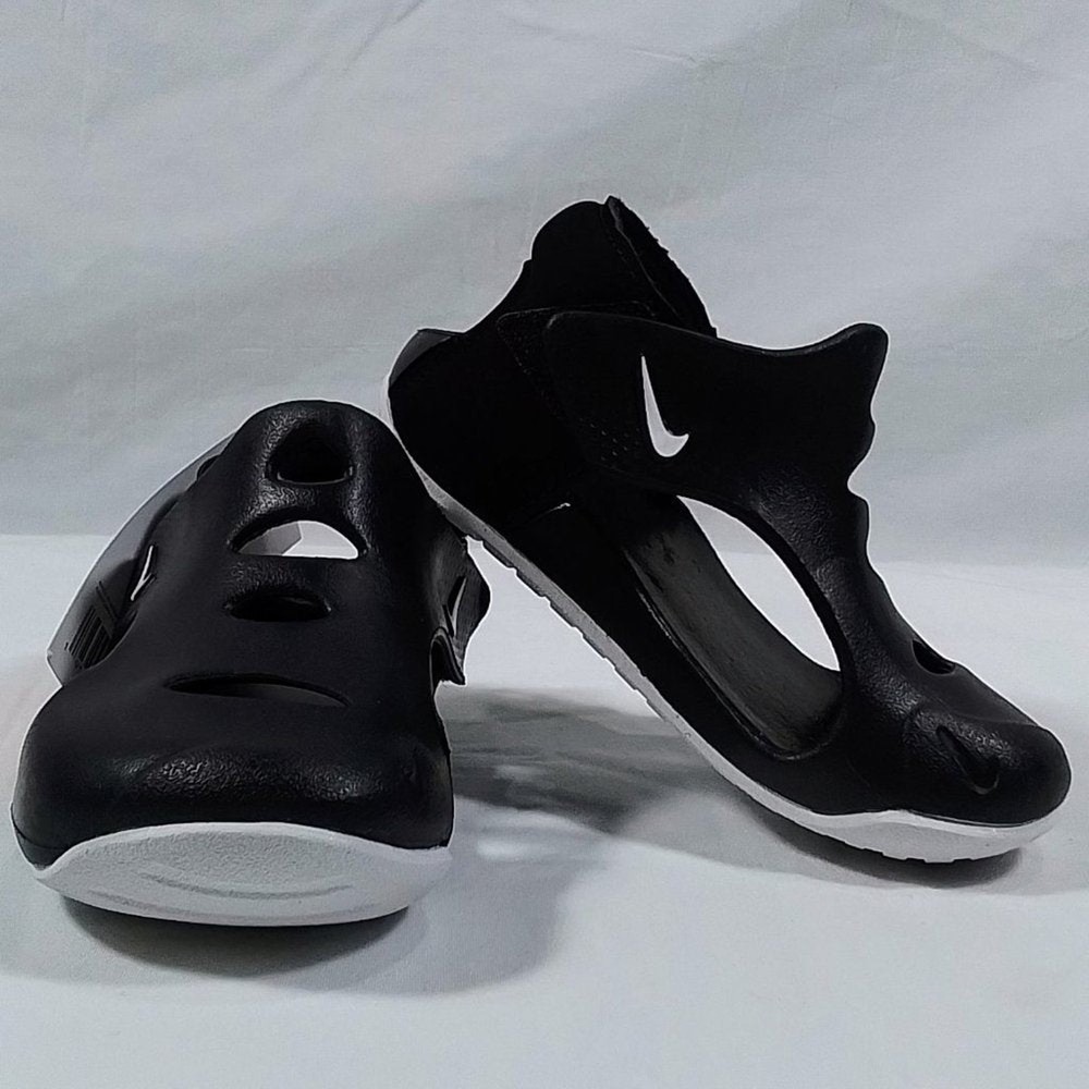 NIKE Sunray Protect 3 Kids Sandals – 3 – Black/White – NWOB