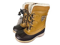 Totes Toddler Wheat Brown Insulated Flat Heel Winter Boots New Size 9M Neutral