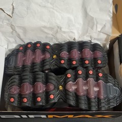 Nike Air Max DN8 GS Black University Red Mesh Sneakers Kids 7Y HF7310 004