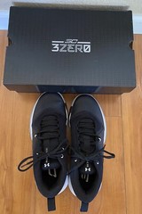 Steph Curry YOUTH Basketball Shoes 3ZERO IV in Black (Size 7Y) by Under Armour