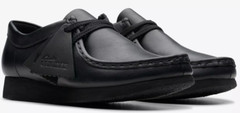 Clarks Wallabee Black Leather – 26168045 – KID’S / JUNIORS