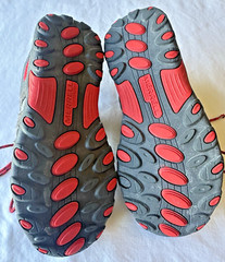 MERRELL DRY Chameleon Low Lace Gray Red Waterproof Size US 5 M / EUR 36