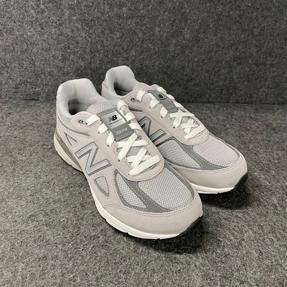NEW BALANCE Made in USA 990v4 Athletic Sneaker Kids Size 5.5 M Grey