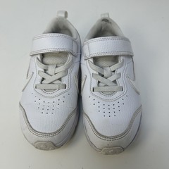 Nike Varsity Leather PSV Running Shoes, Toddler Size 10.5C White CN9393-101