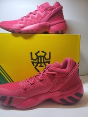 Adidas Donovan Mitchell Crayola D.O.N 2 J Power Pink Red Grade School Size 6.5Y