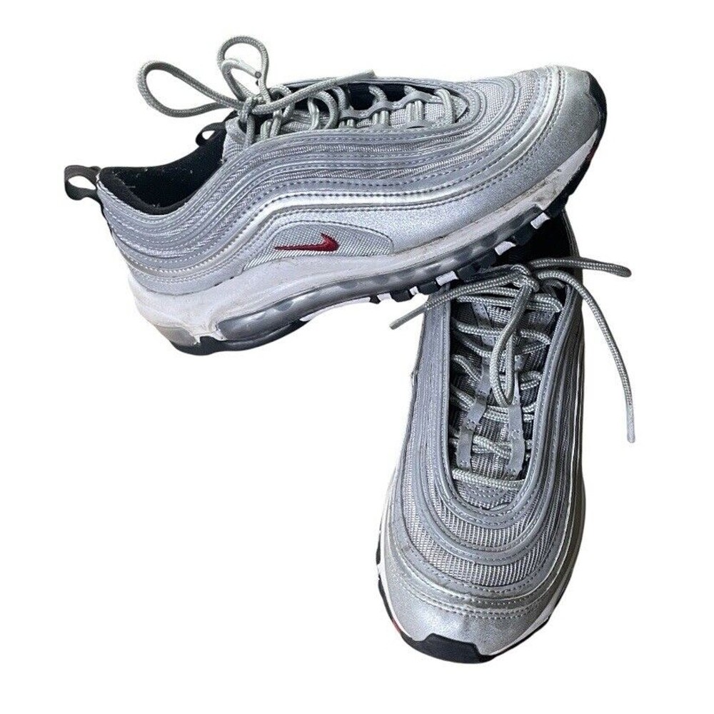 Nike Air Max 97 Silver Bullet Sneakers Shoes 918890-001 Size 5.5 Youth Boys
