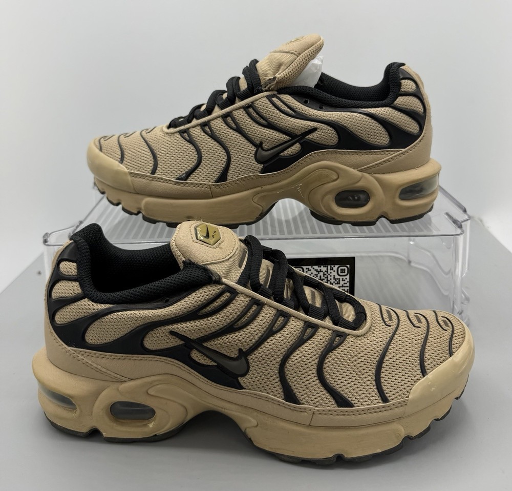 Nike Air Max Plus Grade School (GS) Desert Black 655020-201 2017 Kids Size 5Y