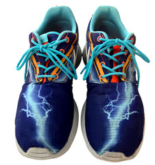 Nike Roshe One Lightning Blue Running Shoes Youth Size 7Y Women’s 8.5 677782-401