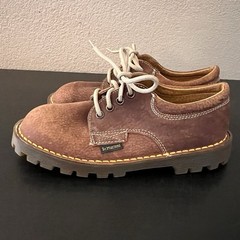 Doc Martens Dr. 8053 Oxford Kid 13 Brown Leather Vintage England Grunge Indie