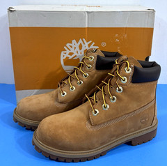 NIB 5.5 M JUNIORS TIMBERLAND PREMIUM 6″ WATERPROOF BOOTS 012909 WHEAT