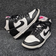 Nike Dunk High Panda Sneakers Youth 6.5Y Black White Boys Girls Kids DD1869-103