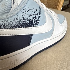 Nike Air Force 1 GS Lt Armory Blue/White Kids 4Y