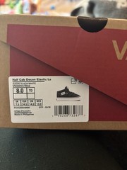 NEW WITH BOX, Never Worn- Toddler Vans Half Cab Decon Sneakers Size 8 US