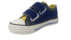 Canvas Sneakers Chuck Shoes Blue and Yellow for Kids School Shoes US 11 Eu 28