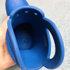 Crocs Kids Children Handle It Rain Boots Blue Size J1 Waterproof 12803