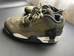 Air Jordan 4 Retro “MEDIUM OLIVE” Youth size 4