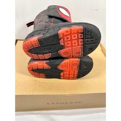 Marvel Spider-Man Winter Boots Size 7 Red Black Web Superhero Kids