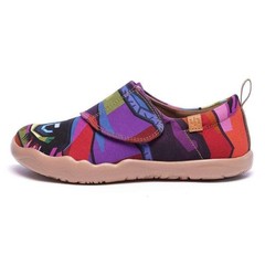 Kid Size UIN Slip On Canvas Shoes Comfortable Loafers „Looking at You“