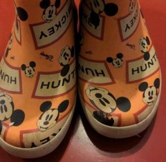 Hunter x Mickey Mouse Rain boots Wellies For Kids Size 13 Boys 1 Girls