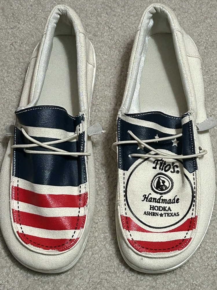 Tito’s Vodka Custom Handmade Shoes Size 7 Youth Casual