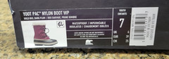 Sorel Yoot Pac Nylon Boot Waterproof Youth Size 7 Wild Iris Purple New in Box