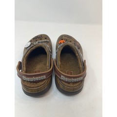 Crocs Star Wars Chewbacca Lined Clogs Kids Brown Faux Fur Jibbitz size 1