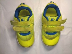 Starter Toddler Sneakers Size 5 Lime Green Hook and Loop Closure