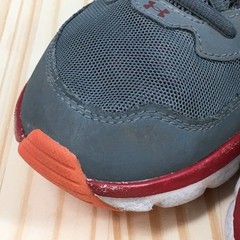 Under Armour Assert 9 Running Shoes Youth Kids 7Y Pitch Grey Chestnut Red