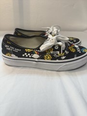 VANS Better Day Smiley Face Skateboarding Shoes M 5 / W 6.5 Black and Yellow