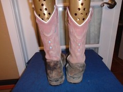 Cody James Brown Salmon Square Toe Cowboy Western Boots Youth Size 5 D