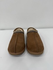 Ugg Tasman II Slippers Chestnut Brown Suede Slip-On Kids Size 6 Brand New