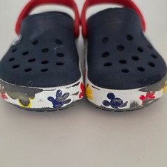 CROCS Disney Fun Lab Mickey Clog Child Size 9 Navy Bllue