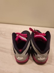 Nike Air Jordan Spike Forty GG Sneaker Shoes US 12c #811122-009 BLK/Fucshia