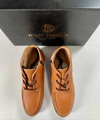 Marc Joseph New York Child Leather Lincoln Bootie Tan Grainy Kids Size 3.5