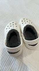 Toddler Classic Lined Clog Whitte