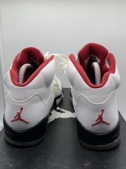 2013 Air Jordan 5 ‘Fire Red/Metallic Tongue’ Size 7Y (GS) 440888-100 USED VNDS