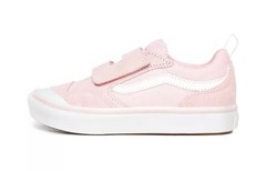 Vans Old Skool V Canvas Low top Kids Skateboarding Shoes White Pink VN0A4U1P0JF