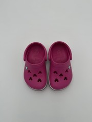 Mickey Mouse CROCS Baby Clogs Size 4 C 5- Pink