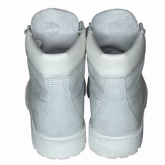 Timberland Junior 5 Waterproof Leather Boots Ghost White