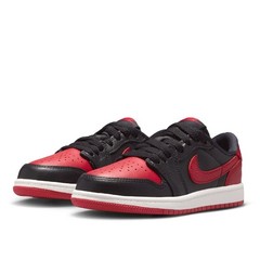 Little Kid’s Jordan 1 Retro Low OG ‚Banned‘ Black/Black-Red (IW6278 001)