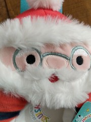 Squishmallows Red Slippers Santa Claus Christmas Kids Size 13-1 NEW