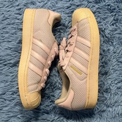 2016 Adidas Shell Toe Size 7 Youth Pink Classic Casual Outdoor Retro