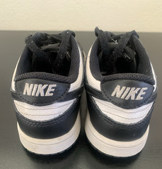 Kids Nike Dunk Low Top Retro Panda Size 1.5Y CW 1588-100 2023 White/Black