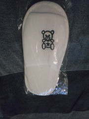 Size 1 slippers-white teddy bears-one size fits most- China