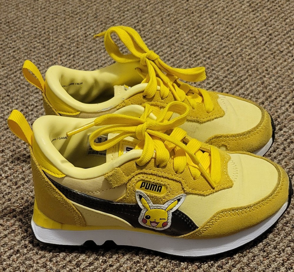 Puma x Pokemon Rider FV Youth Shoes With Pikachu- 12.5c