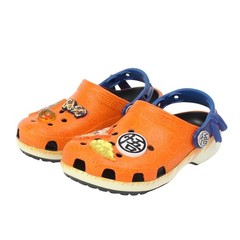 Crocs Big Kids‘ DBZ Classic Clogs – Goku/Orange