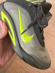 Nike A’One Black Green Grey Volt HF7001-301 GS Size 2Y