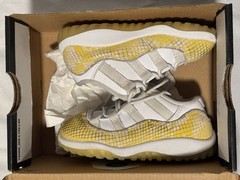 Air Jordan 11 Low Snake Yellow Python (TD) Size 6C